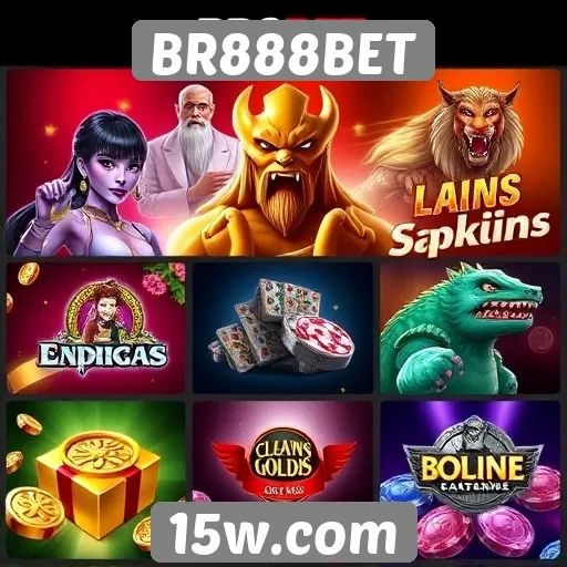 Variedade de jogos disponíveis no BR888BET